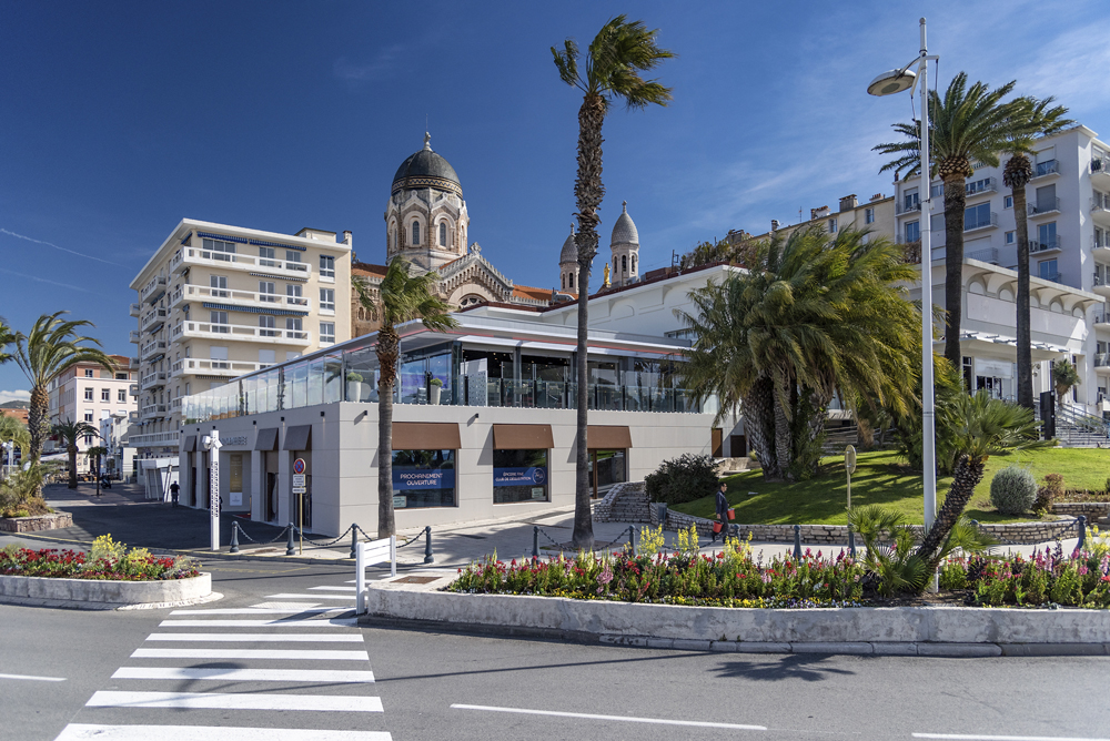 Vue de côté du Casino du Saint-Raphaël - Jean-Pascal Clément Architecte